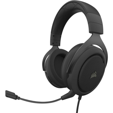 Corsair HS55 106CA9011260EU, Stereo Wired Gaming Headset, Carbon Black