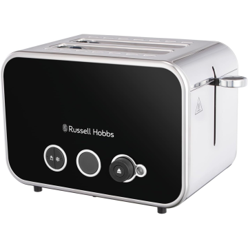 Russell Hobbs 26430, 1600W, 2-Slice Toaster, Stainless Steel/Black