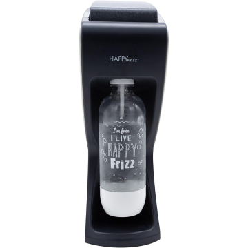 Happy Frizz Romeo Sparkling Water Maker, Grey (+ Gas & Bottle)