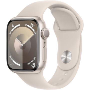 Apple Watch Seires 9 MR8T3QAA, 41mm, GPS Smart Watch, Starlight Case/Band