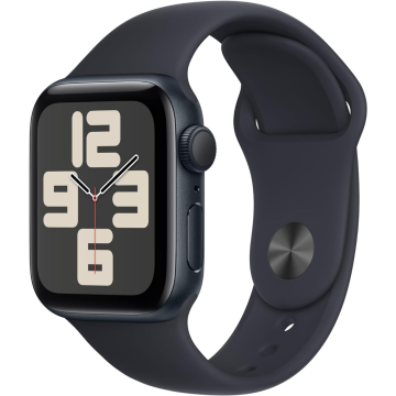 Apple Watch SE MR9X3QAA, 40mm, GPS Smart Watch, Midnight Case/Band