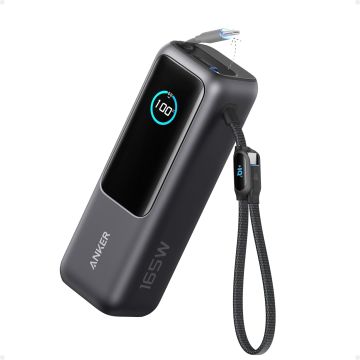 Anker A1695H11, 25,000mAh 100W, Power Bank w/ Triple USB-C Ports