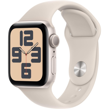Apple Watch SE MR9U3QAA, 40mm, GPS Smart Watch, Starlight Case/Band