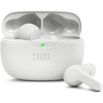 JBL Wave Beam JBLWBEAMWHT, In-Ear Wireless Earbuds, White