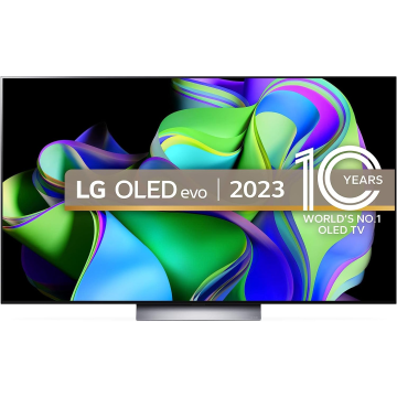 LG EVO OLED65C34LA, 65", 4K, 100Hz, Smart OLED TV w/ Amazon Alexa