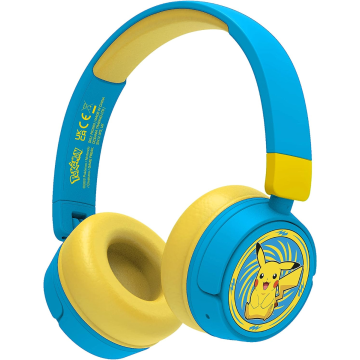 OTL PK0980, Pokemon Kids Wireless Headphones, Blue/Yellow