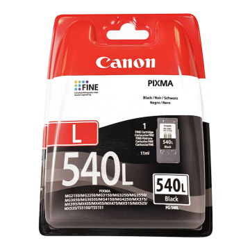 Canon PG540L, High Yield Ink Cartridge, Black Ink