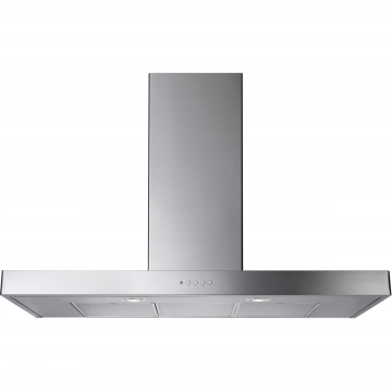Rangemaster UNBHDS90SS/, 90CM, Slimline Chimney Hood, Stainless Steel