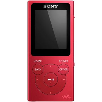 Sony NWE394R, 8GB, MP3 Player w/ FM Radio, Red