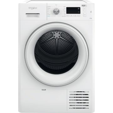 Whirlpool FFTM118X2UK, 8KG, Heat Pump Tumble Dryer, White