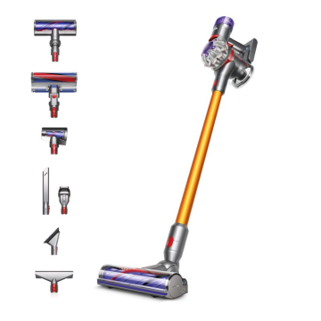Dyson V8 Absolute 47659601, Cordless Vacuum Cleaner, Silver/Yellow