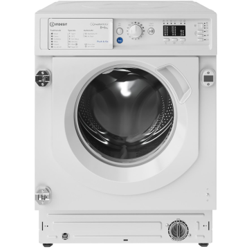 Indesit BIWDIL861485UK,  8/6KG, Integrated Washer Dryer