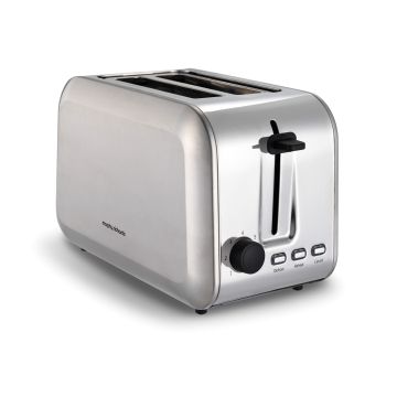 Morphy Richards 980552, 2 Slice Toaster, Stainless Steel