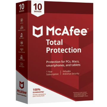 McAfee 72MTP00UNRXRAA, Total Protection Internet Security for 10 Devices