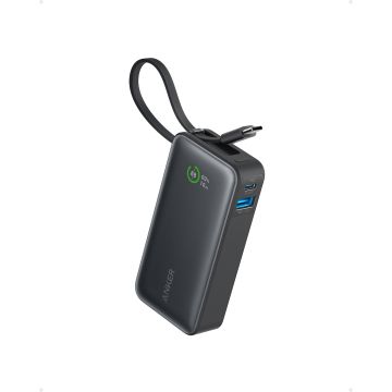 Anker Nano A1259H11, 10,000mAh Portable Power Bank, Black