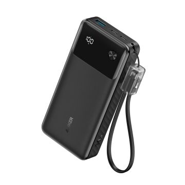 Anker PowerCore A1384H11, 20,000 mAh Portable Power Bank, Black