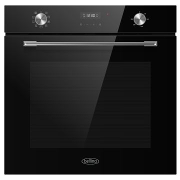 Belling BI69MFBLK, 72L, Multifunction Single Oven W/Grill, Black