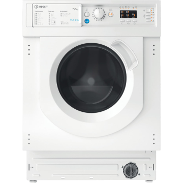 Indesit BIWDIL75125UKN, 7KG/5KG, 1200rpm, Washer Dryer