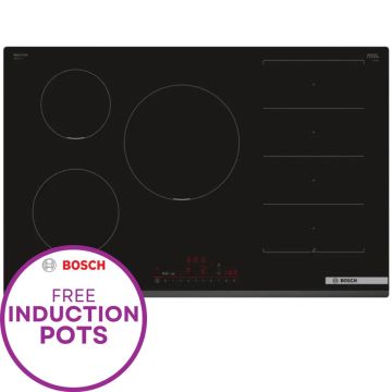 Bosch Series 4 PVS611B16E, 60cm, Venting Induction Hob, Black