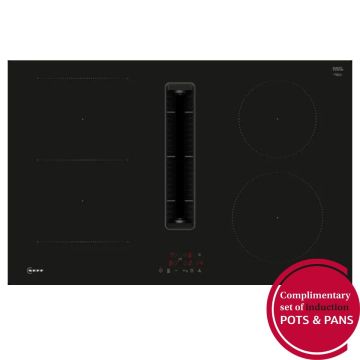 Neff V58NBS1L0, 80cm, Venting Induction Hob, Black