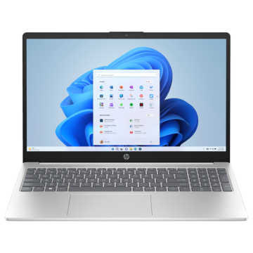 HP 15FC0021NA, 15.6",  Ryzen 5-7520U, 8GB/256GB, Laptop, White (8D0E4EA) 