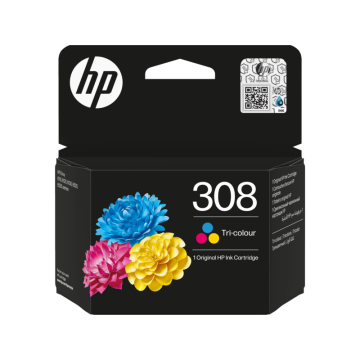 HP 308 7FP20UE, Tri Colour Ink Cartridge