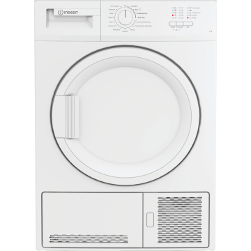 Indesit CYDC82WWGLUK, 8KG, Condenser Tumble Dryer, White