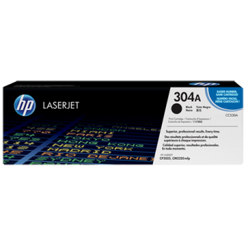 HP CC530A, Black Original, LaserJet, Toner Cartridge 