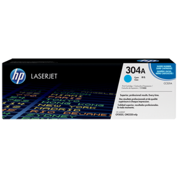 HP CC531A, Cyan Original, LaserJet, Toner Cartridge