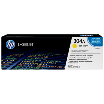 HP CC532A, Yellow Original, LaserJet, Toner Cartridge