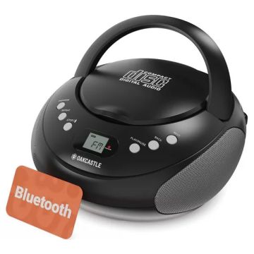 Majority Oakcastle 1000002941, Boombox Radio, Black