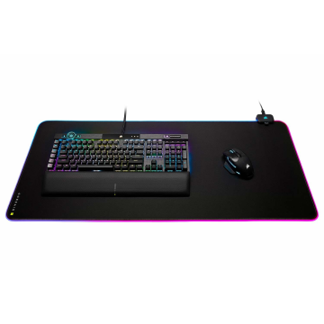 Corsair MM700 106CH9417070WW, Large Gaming Mouse Pad w/ RGB Lighting, Black