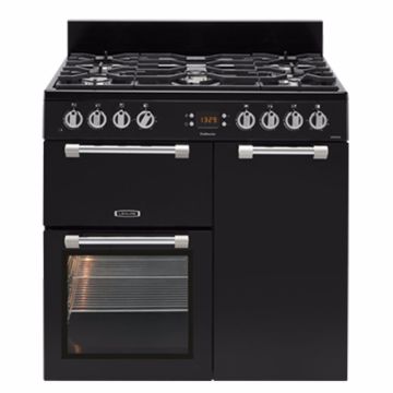 Leisure CK90F232K, Cookmaster, 90cm, Dual Fuel, Range Cooker, Black