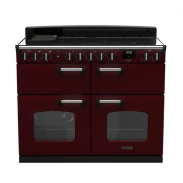 Rangemaster  CLDLB110EIPBOR/CM1, Classic Deluxe 110cm Induction Range Cooker (Slow Oven) , Bordeaux