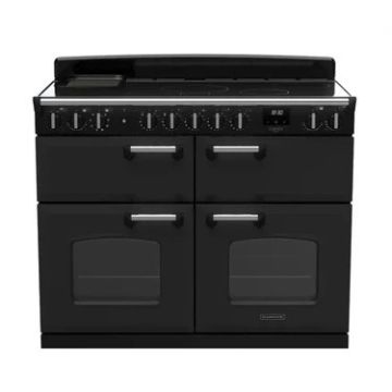 Rangemaster  CLDLB110EIPCBL/CM1, Classic Deluxe 110cm Induction Range Cooker (Slow Oven) , Charcoal Black