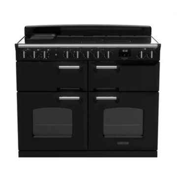Rangemaster  CLDLB110EIPGBL/CM1, Classic Deluxe 110cm Induction Range Cooker (Slow Oven) , Black