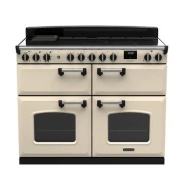 Rangemaster  CLDLB110EIPPCR/CM1, Classic Deluxe 110cm Induction Range Cooker (Slow Oven) , Pale Cream