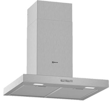 Neff D62BBC0N0B, 60cm, Chimney Cooker Hood, Stainless Steel