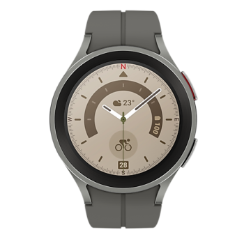 Samsung Galaxy Watch5 Pro SMR920NZTAEUA, 45mm, Bluetooth Smart Watch, Grey Titanium
