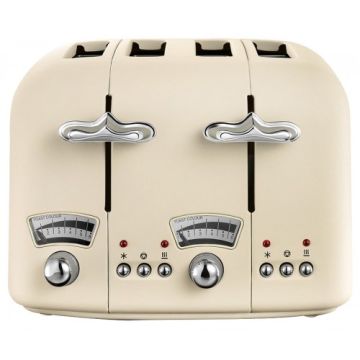 Delonghi CT04BG, 4 Slice Toaster, Beige