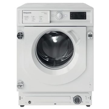 Hotpoint BIWDHG75148, 1400rpm, Integrated Washer Dryer, White