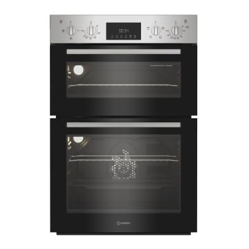 Indesit DII10DIX, Electric Double Oven, Stainless Steel