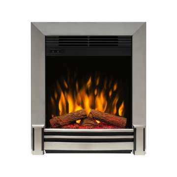 Dimplex Elva ELV16CH, 16" Optiflame Inset Electric Fire, Chrome