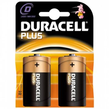 Duracell D1300, Lr20, 2 Pack, Batteries