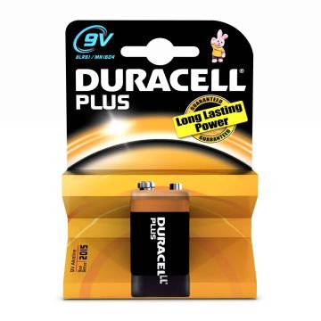 Duracell MN1604B1, Plus, 9v, 1 Pack, Battery