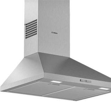 Bosch DWP64BC50B, Serie 2, Pyramid Chimney Cooker Hood, Stainless Steel
