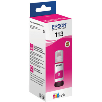 Epson EcoTank 113 C13T06B340, Printer Ink, Magenta