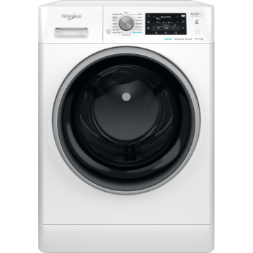 Whirlpool FFWDD1174269BSVUK, 11KG/7KG, 1600rpm, Washer Dryer, White