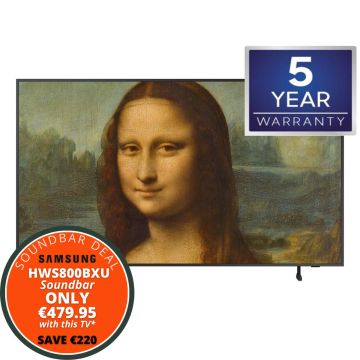 Samsung QE55LS03BAUXXU, 55", The Frame QLED Smart TV (2022)