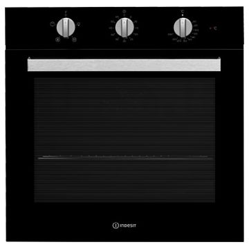 Indesit IFW6330BL, Manual, Built In Single Oven, Black